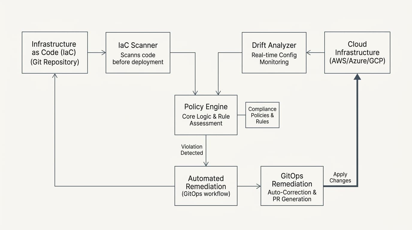 System Architecture · Autonomous Cloud Compliance Engine