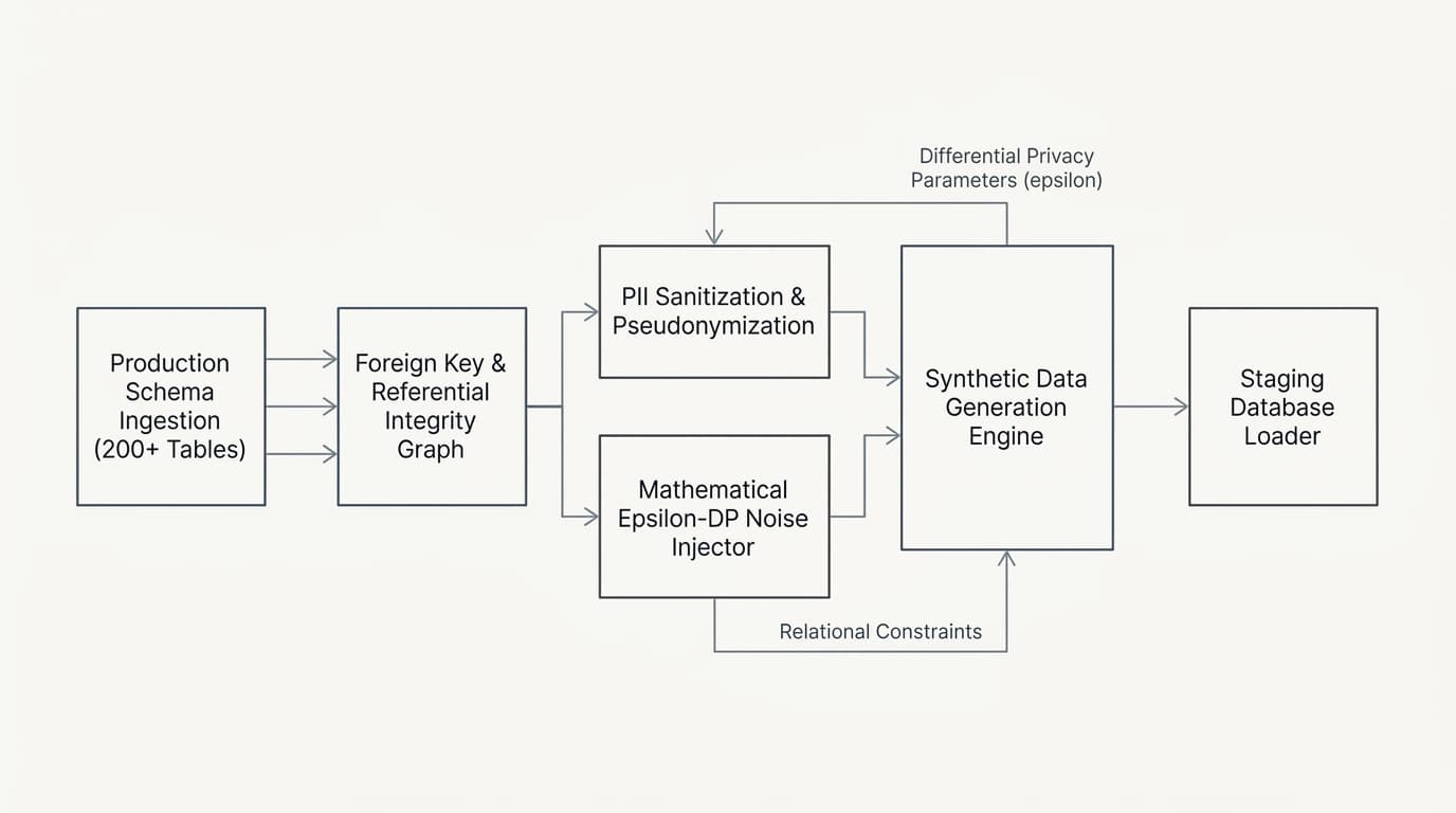 System Architecture · Relational Synthetic Data Generator